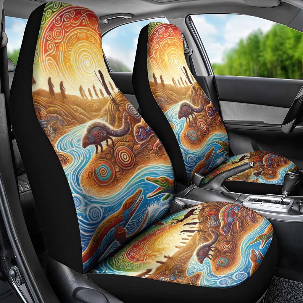 Aboriginal Dreamtime Animals Stories Car Seat Cover