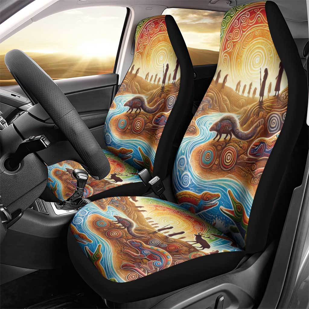 Aboriginal Dreamtime Animals Stories Car Seat Cover