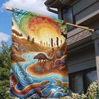 Aboriginal Dreamtime Animals Stories Garden Flag