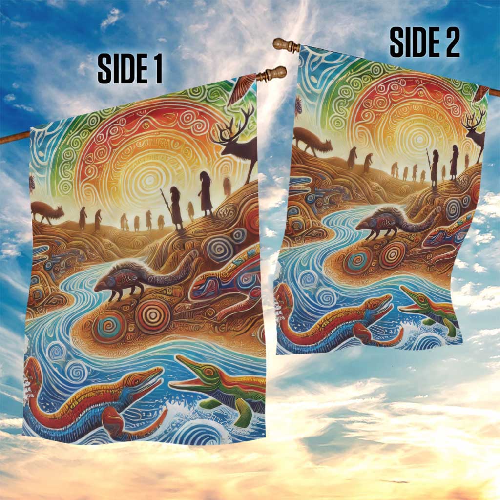 Aboriginal Dreamtime Animals Stories Garden Flag