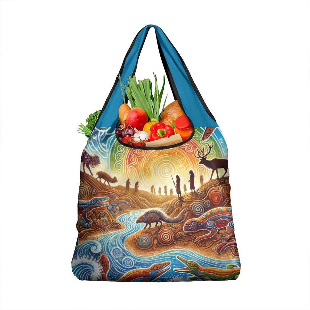 Aboriginal Dreamtime Animals Stories Grocery Bag