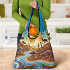 Aboriginal Dreamtime Animals Stories Grocery Bag