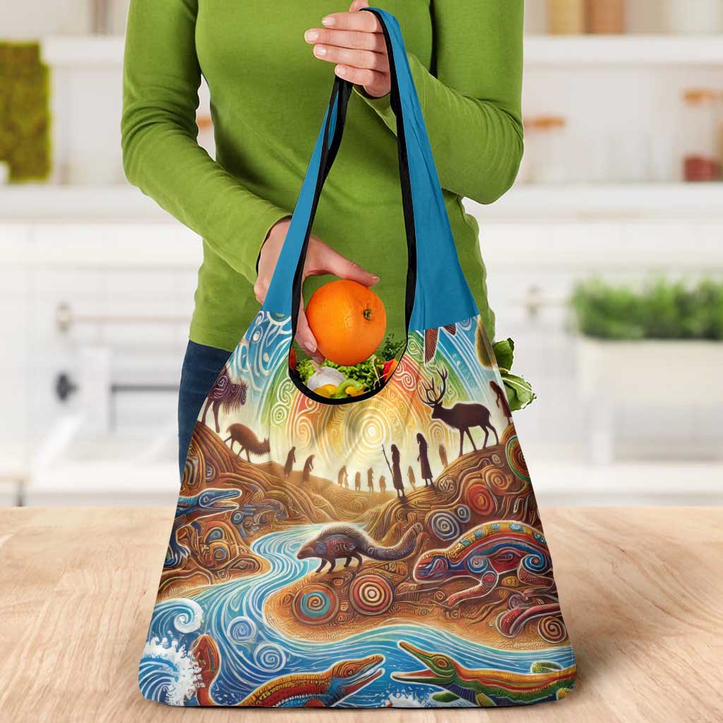Aboriginal Dreamtime Animals Stories Grocery Bag