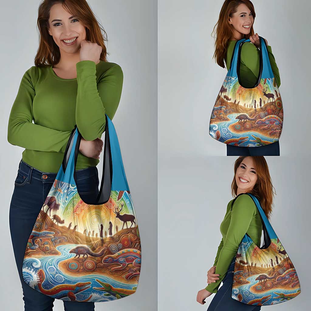 Aboriginal Dreamtime Animals Stories Grocery Bag