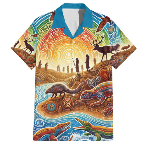 Aboriginal Dreamtime Animals Stories Hawaiian Shirt