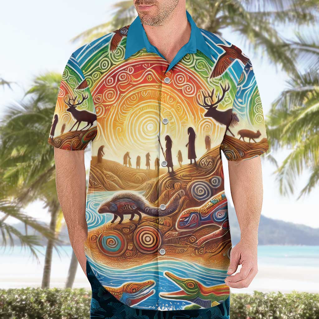 Aboriginal Dreamtime Animals Stories Hawaiian Shirt