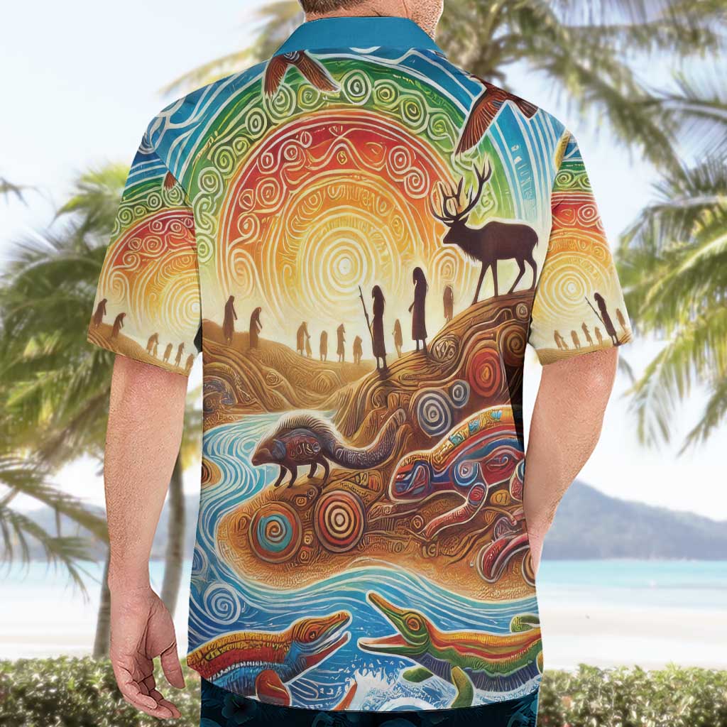 Aboriginal Dreamtime Animals Stories Hawaiian Shirt