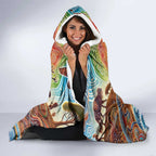 Aboriginal Dreamtime Animals Stories Hooded Blanket