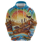 Aboriginal Dreamtime Animals Stories Hoodie