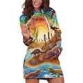 Aboriginal Dreamtime Animals Stories Hoodie Dress