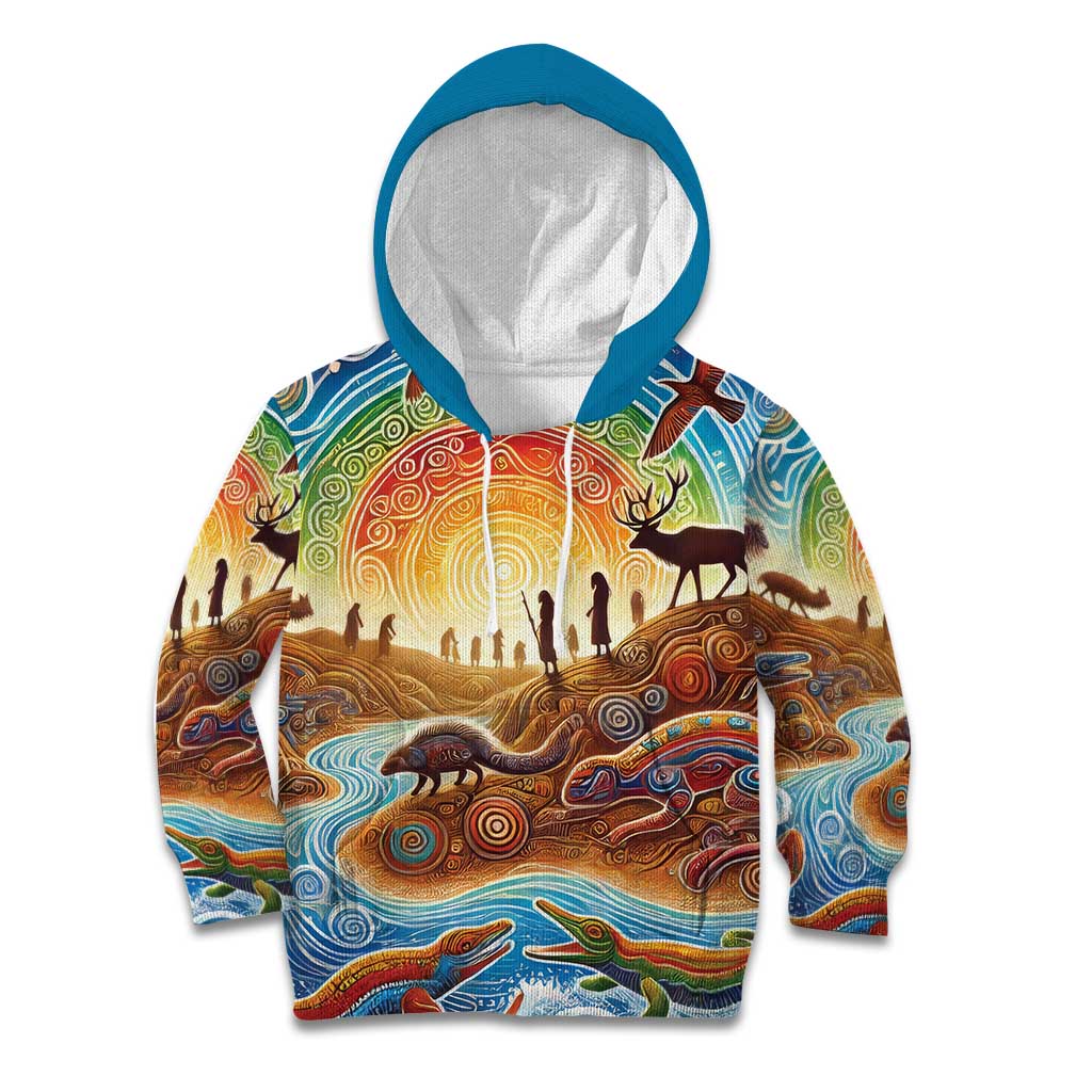Aboriginal Dreamtime Animals Stories Kid Hoodie