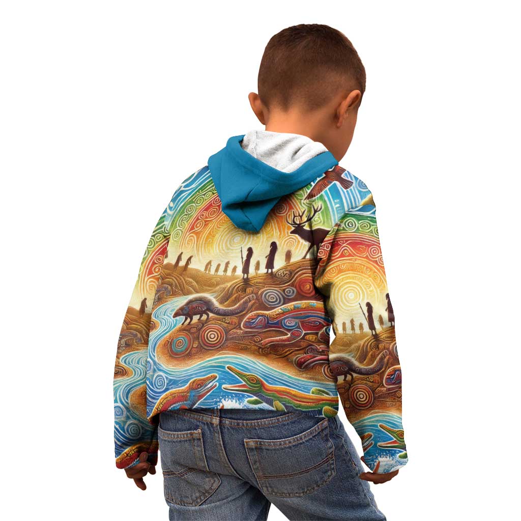 Aboriginal Dreamtime Animals Stories Kid Hoodie