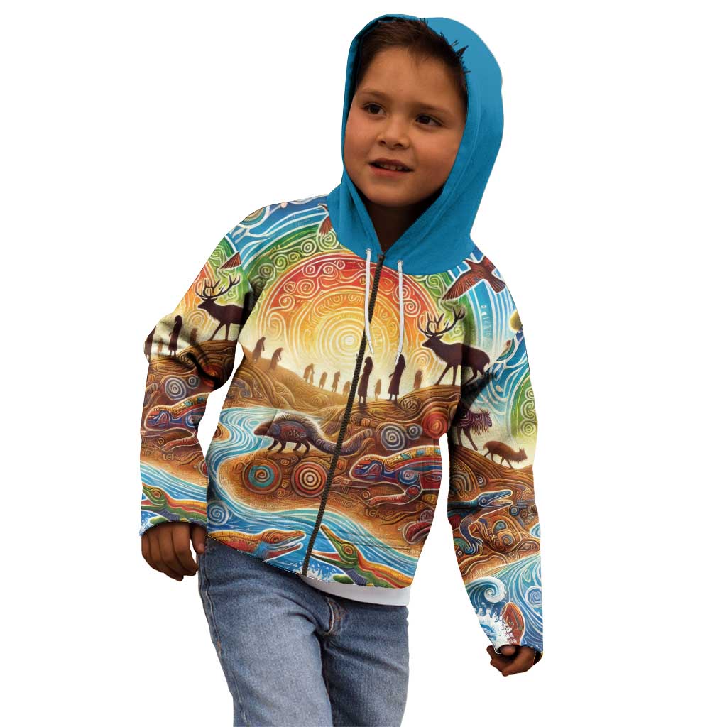 Aboriginal Dreamtime Animals Stories Kid Hoodie