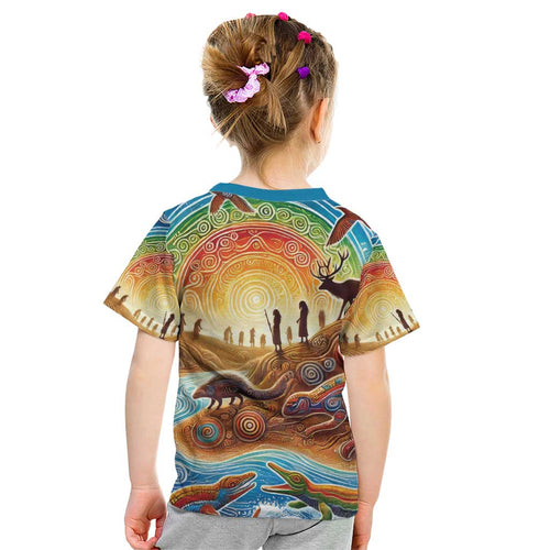 Aboriginal Dreamtime Animals Stories Kid T Shirt