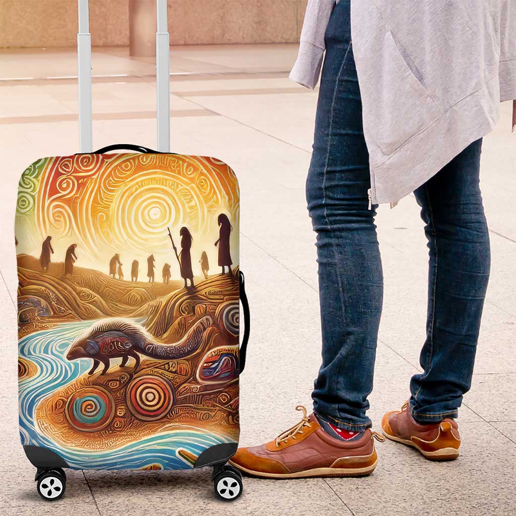 Aboriginal Dreamtime Animals Stories Luggage Cover