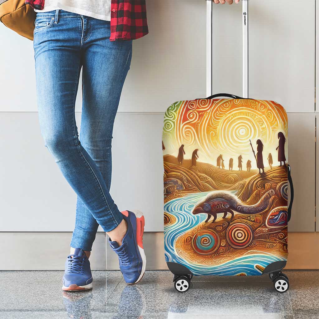 Aboriginal Dreamtime Animals Stories Luggage Cover