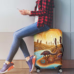Aboriginal Dreamtime Animals Stories Luggage Cover