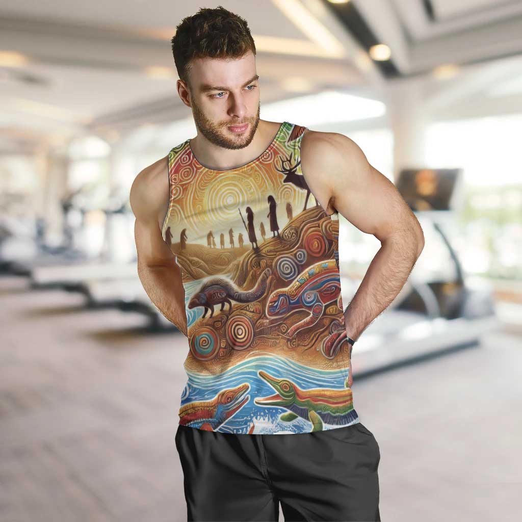 Aboriginal Dreamtime Animals Stories Men Tank Top