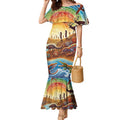 Aboriginal Dreamtime Animals Stories Mermaid Dress