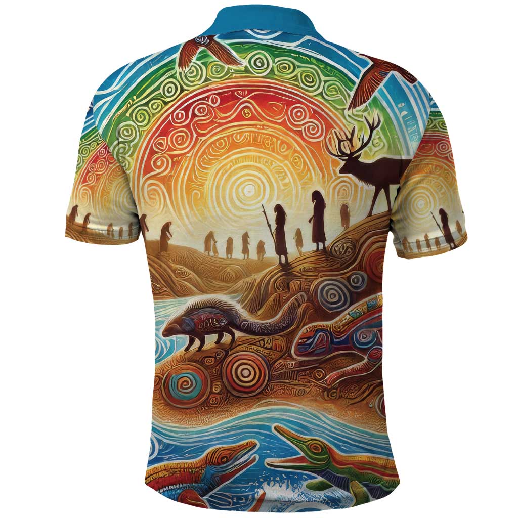 Aboriginal Dreamtime Animals Stories Polo Shirt