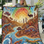 Aboriginal Dreamtime Animals Stories Quilt