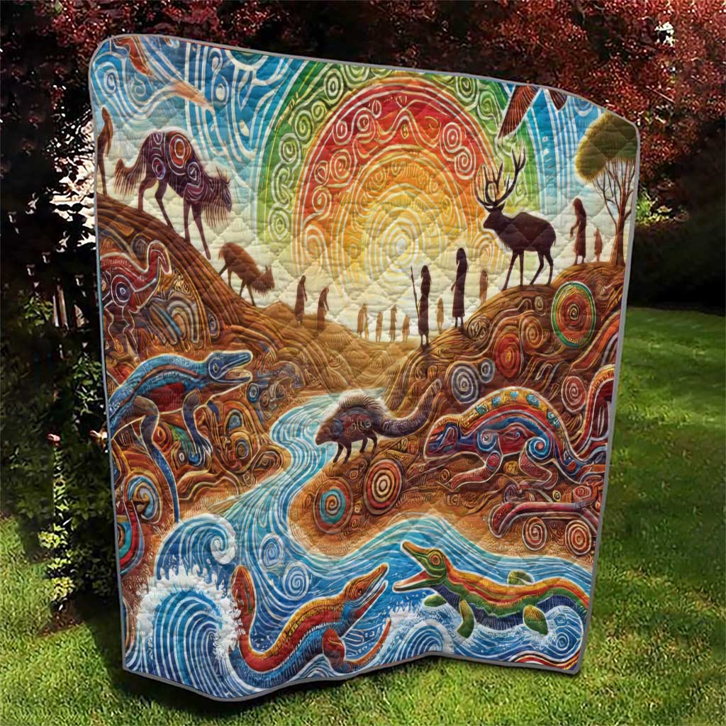 Aboriginal Dreamtime Animals Stories Quilt