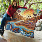Aboriginal Dreamtime Animals Stories Quilt