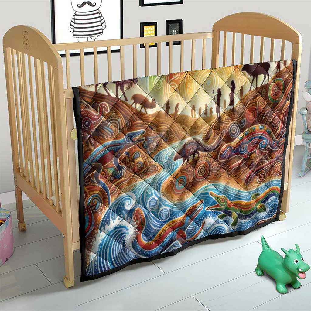 Aboriginal Dreamtime Animals Stories Quilt