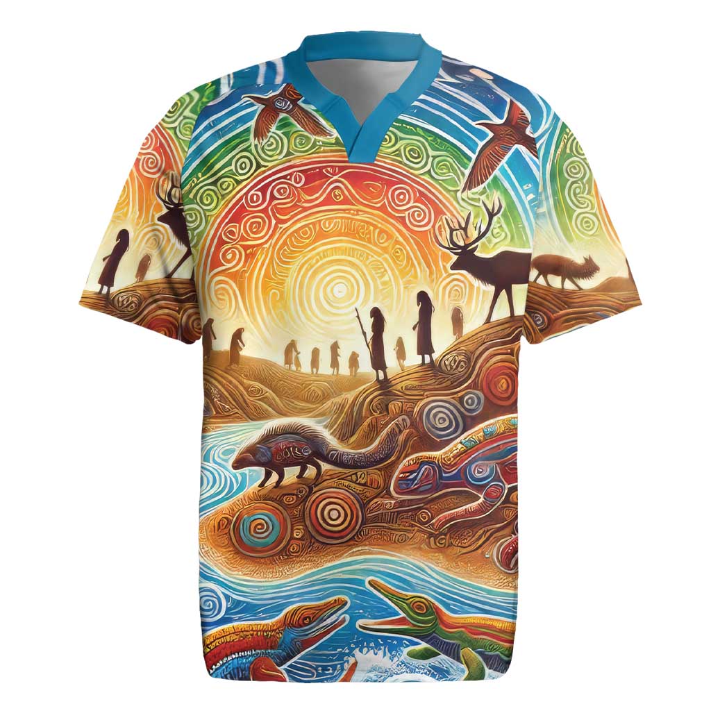 Aboriginal Dreamtime Animals Stories Rugby Jersey