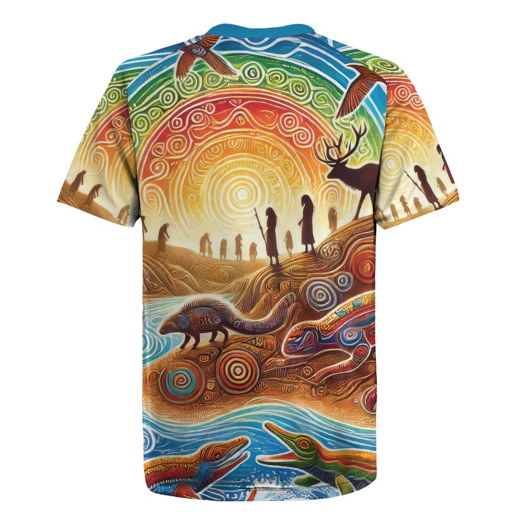Aboriginal Dreamtime Animals Stories Rugby Jersey