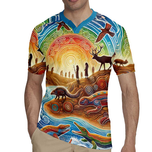 Aboriginal Dreamtime Animals Stories Rugby Jersey