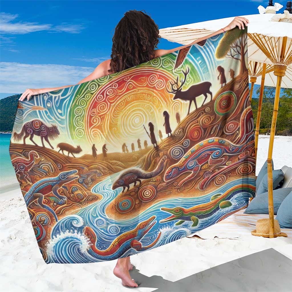 Aboriginal Dreamtime Animals Stories Sarong