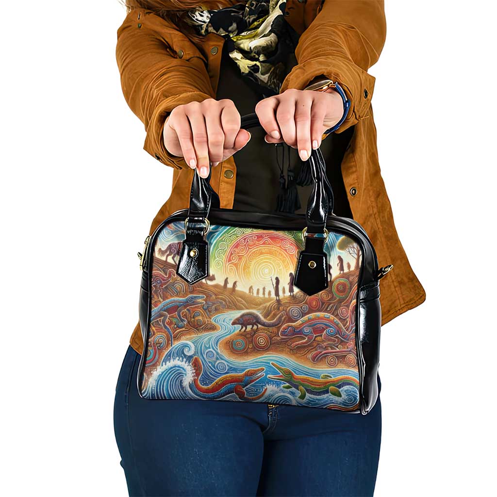 Aboriginal Dreamtime Animals Stories Shoulder Handbag