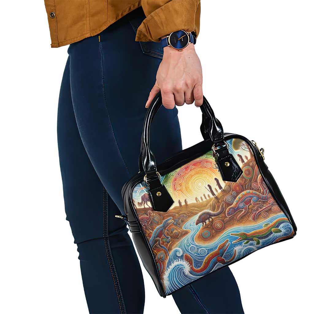 Aboriginal Dreamtime Animals Stories Shoulder Handbag