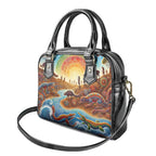 Aboriginal Dreamtime Animals Stories Shoulder Handbag