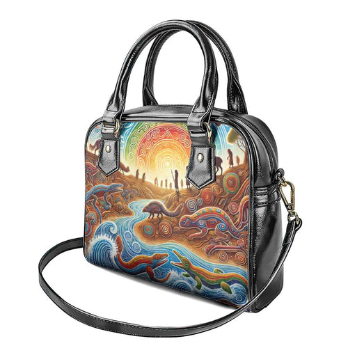 Aboriginal Dreamtime Animals Stories Shoulder Handbag