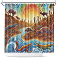 Aboriginal Dreamtime Animals Stories Shower Curtain