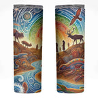 Aboriginal Dreamtime Animals Stories Skinny Tumbler