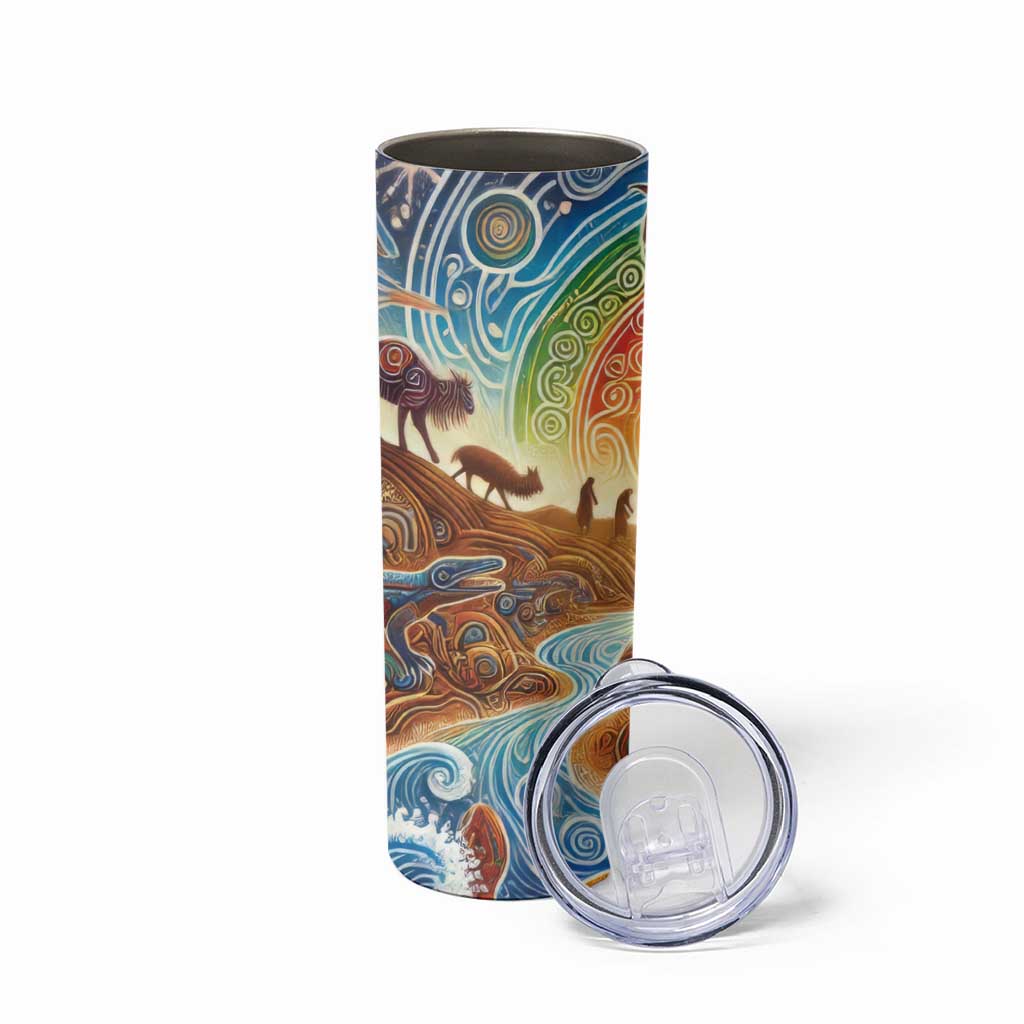Aboriginal Dreamtime Animals Stories Skinny Tumbler