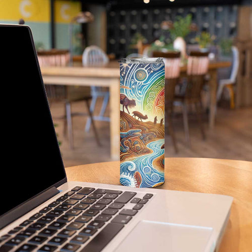 Aboriginal Dreamtime Animals Stories Skinny Tumbler
