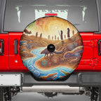 Aboriginal Dreamtime Animals Stories Spare Tire Cover