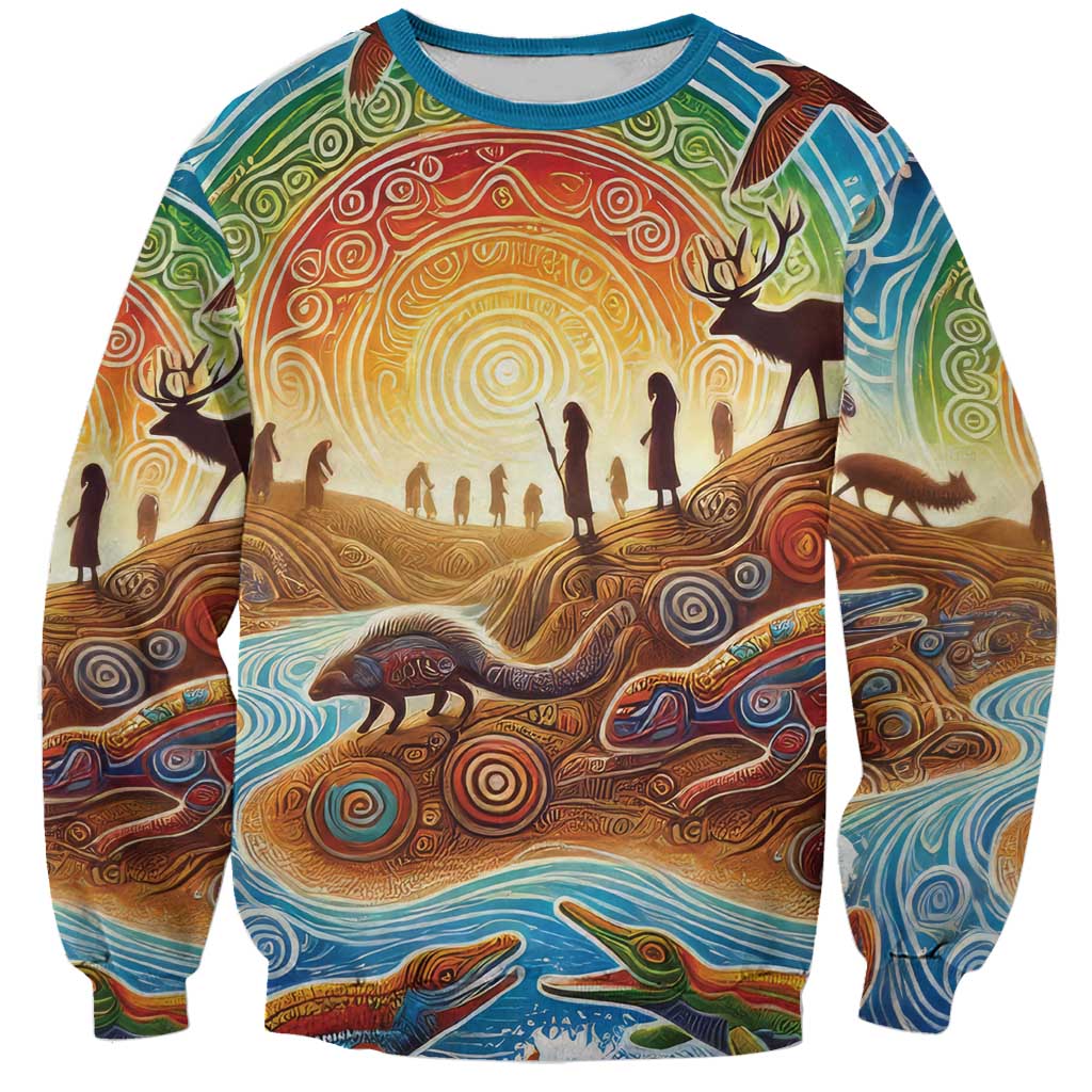 Aboriginal Dreamtime Animals Stories Sweatshirt