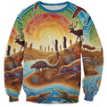 Aboriginal Dreamtime Animals Stories Sweatshirt