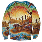 Aboriginal Dreamtime Animals Stories Sweatshirt