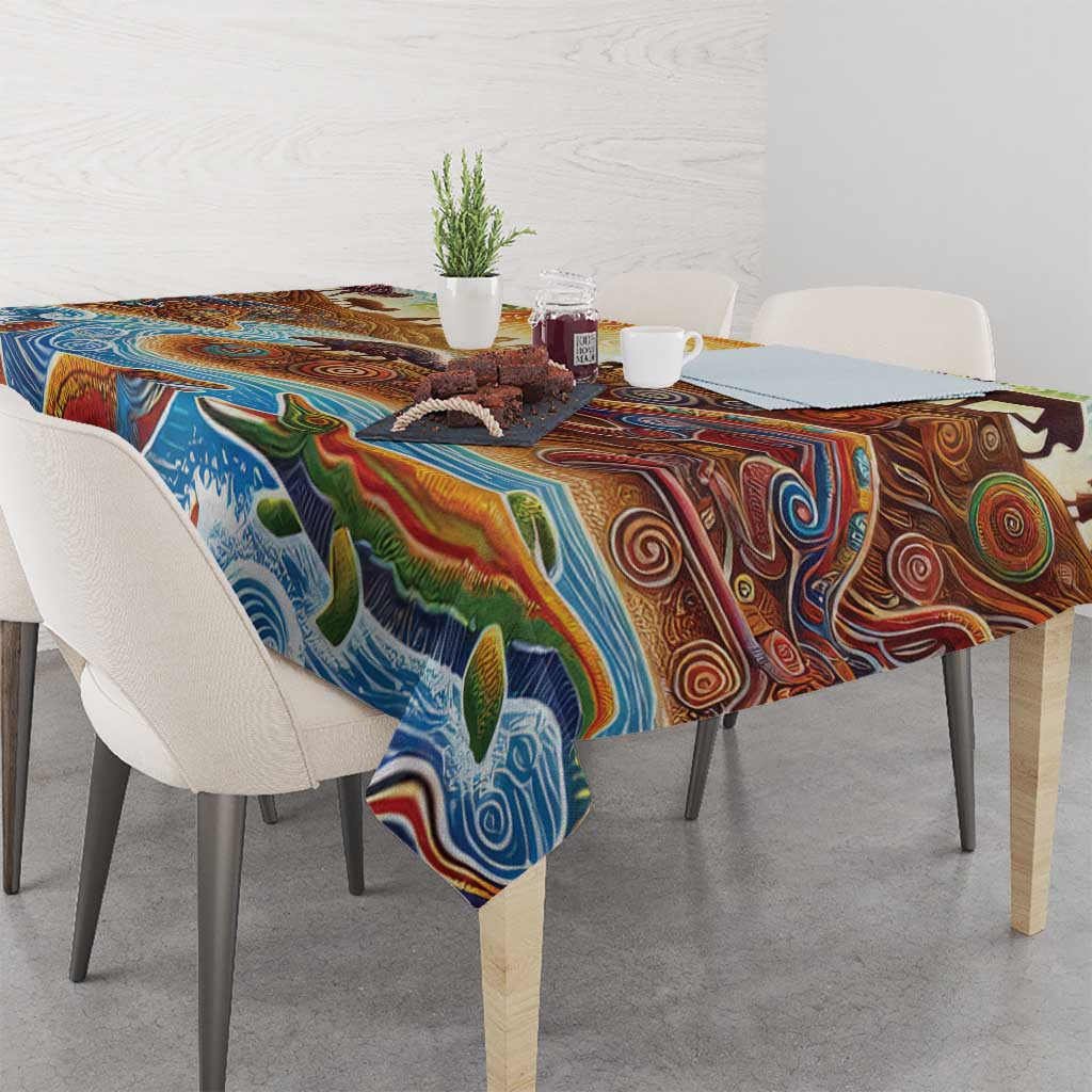 Aboriginal Dreamtime Animals Stories Tablecloth