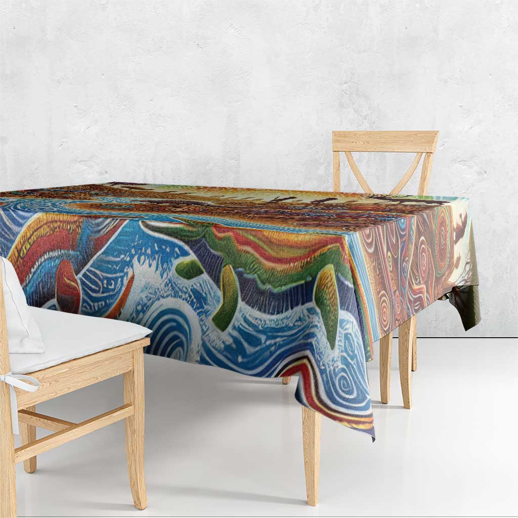 Aboriginal Dreamtime Animals Stories Tablecloth