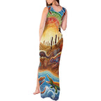 Aboriginal Dreamtime Animals Stories Tank Maxi Dress