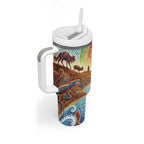 Aboriginal Dreamtime Animals Stories Tumbler With Handle