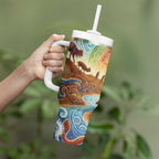Aboriginal Dreamtime Animals Stories Tumbler With Handle