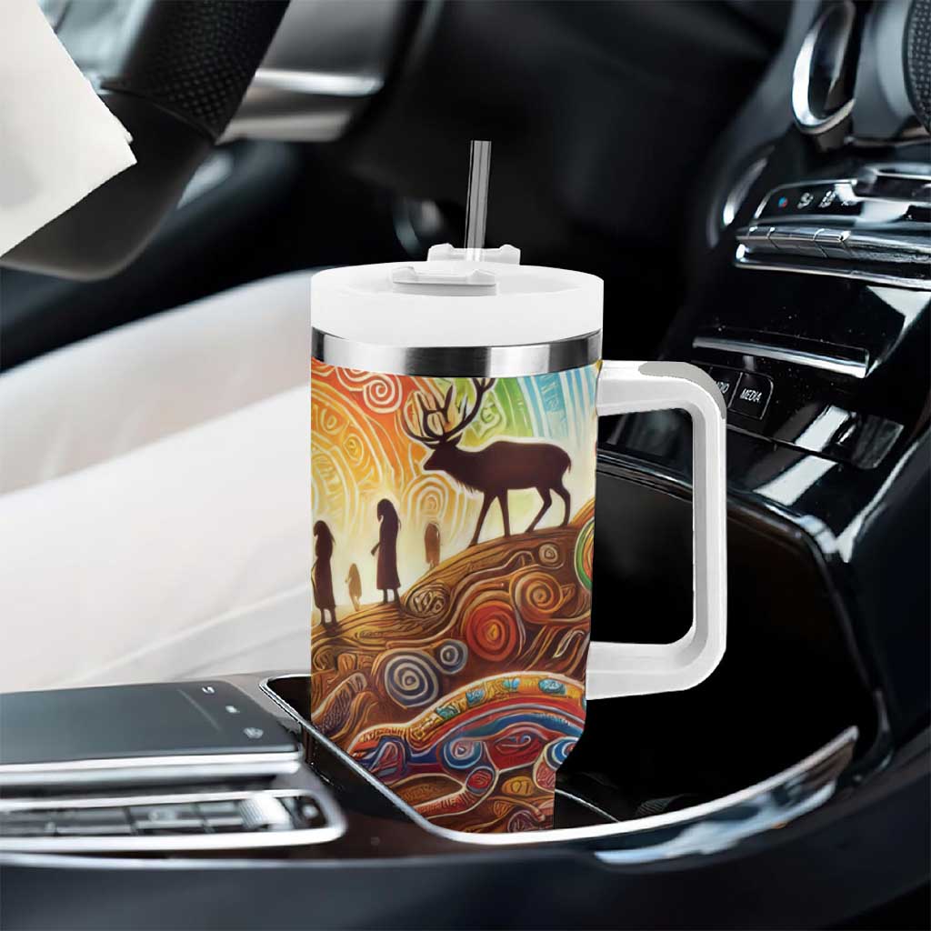 Aboriginal Dreamtime Animals Stories Tumbler With Handle
